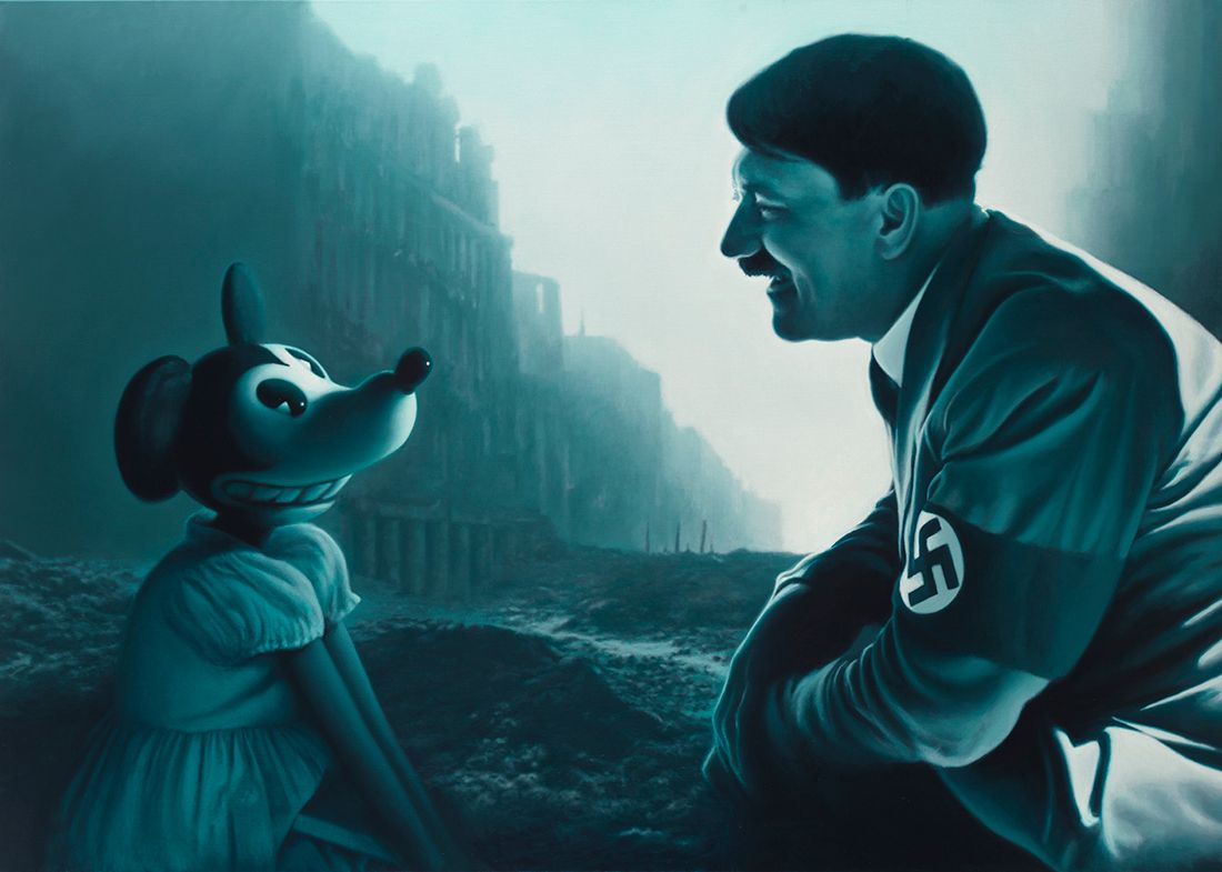 Ausstellung in Hagen: Hitler amüsiert sich mit Minnie Mouse