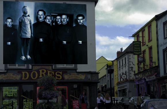 Helnwein mural damaged in Kilkenny