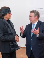 Bürgermeister Michael Ludwig in der Albertina Bürgermeister Michael Ludwig in der Albertina