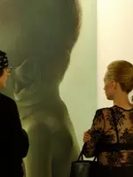 Sir Ben Kingsley visits Helnwein's studio Sir Ben Kingsley visits Helnwein's studio