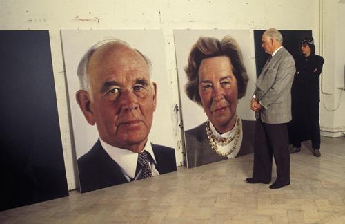 Portraits of Peter and Irene Ludwig for the State Russian Museum St Petersburg