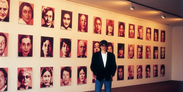 the 48 Portraits in the exhibition    “Künstlerportraits”
