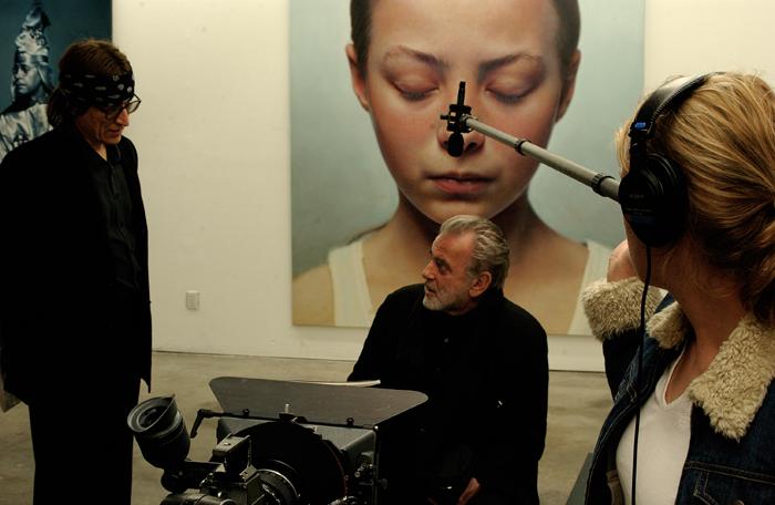 Maximilian Schell reading Simon Wiesenthal essay about Helnwein