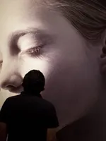 "Fe, esperanza y caridad" de Helnwein en San Carlos. "Fe, esperanza y caridad" de Helnwein en San Carlos.
