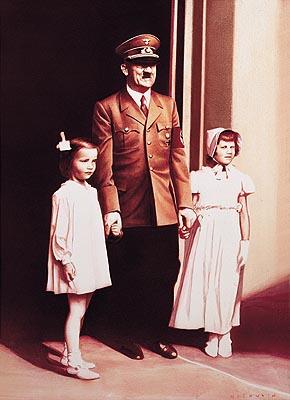 Helnwein-painting for Heiner Mueller's "Germania Tod in Berlin"