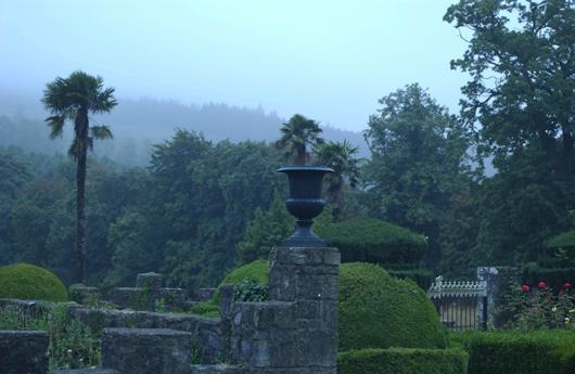 Lord and Lady Lloyd Webber and William S. Farish, American Ambassador to Great Britain visit Gottfried Helnwein at his studio in Ireland.