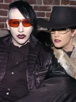 Manson and Lisa Marie Presley at the Studio Manson and Lisa Marie Presley at the Studio