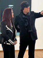 Priscilla Presley in der Helnwein-Ausstellung in der Albertina Priscilla Presley in der Helnwein-Ausstellung in der Albertina