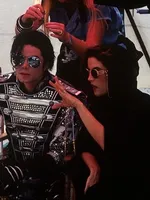 Helnwein with Michael Jackson and Lisa Marie Presley in Budapest Helnwein with Michael Jackson and Lisa Marie Presley in Budapest