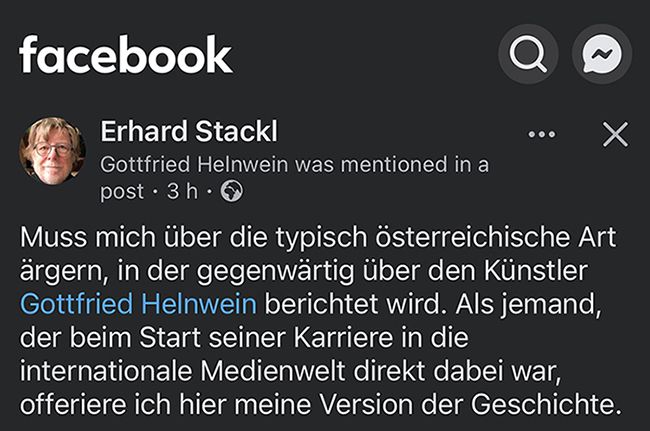 HELNWEINS START ZUR WELTKARRIERE