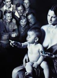 de Young Museum - It's a Gottfried Helnwein painting