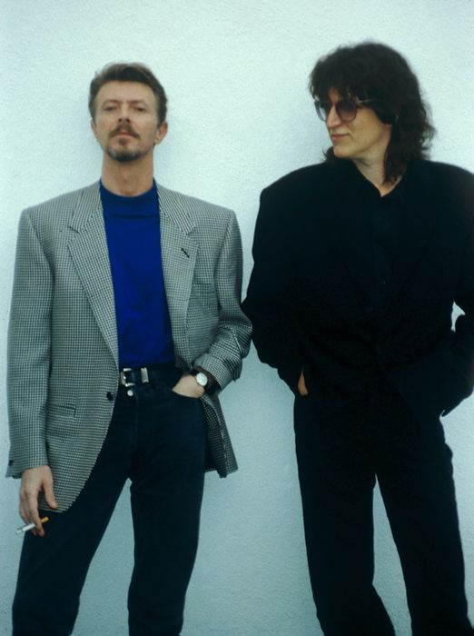 Gottfried Helnwein meeting David Bowie  in Los Angeles