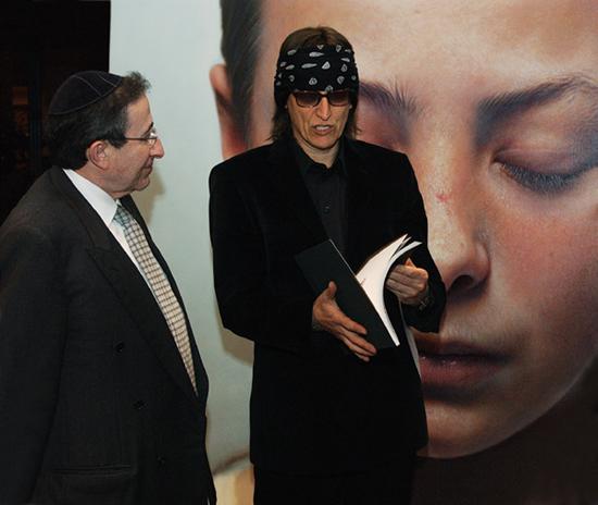 Commemoration of the 65th anniversary of the infamous Nazi “Kristallnacht” 1938 and premiere of the Helnwein documentary 