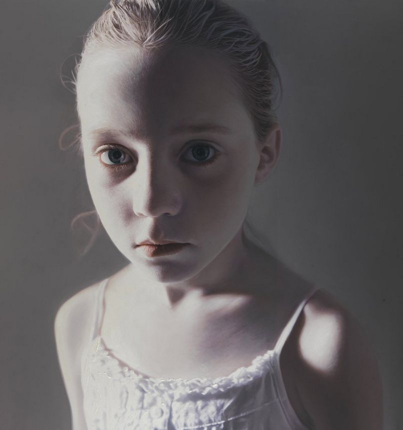 Helnwein-Painting for Sean Penn's Haitian Relief Organization