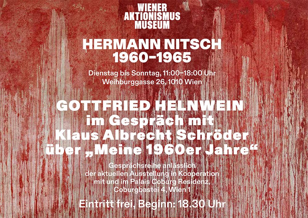 „Meine 1960er Jahre“ - GOTTFRIED HELNWEIN  im Gespräch mit Klaus Albrecht Schröder