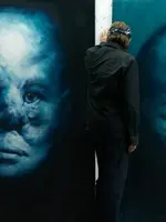 Helnwein in his Irish Studio Helnwein in his Irish Studio