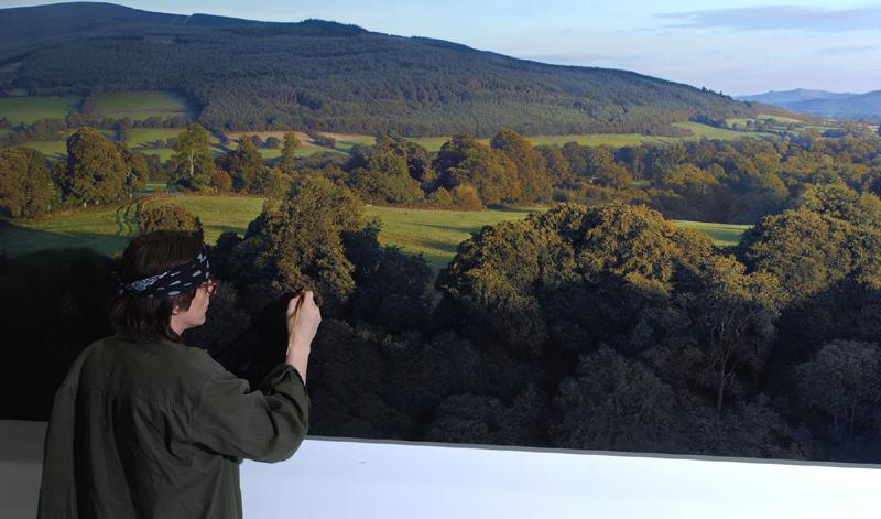 working on "Landscape 2"