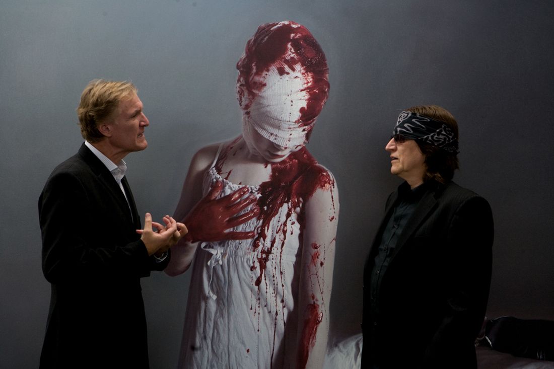 Gottfried Helnwein im Gespräch mit Albertina-Direktor Klaus Albrecht Schröder