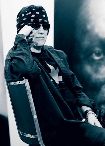 Helnwein bei der Arbeit