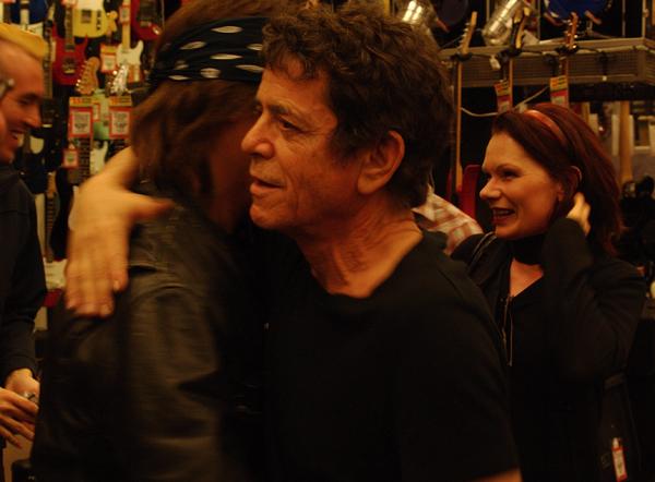 Helnwein meeting with Lou Reed