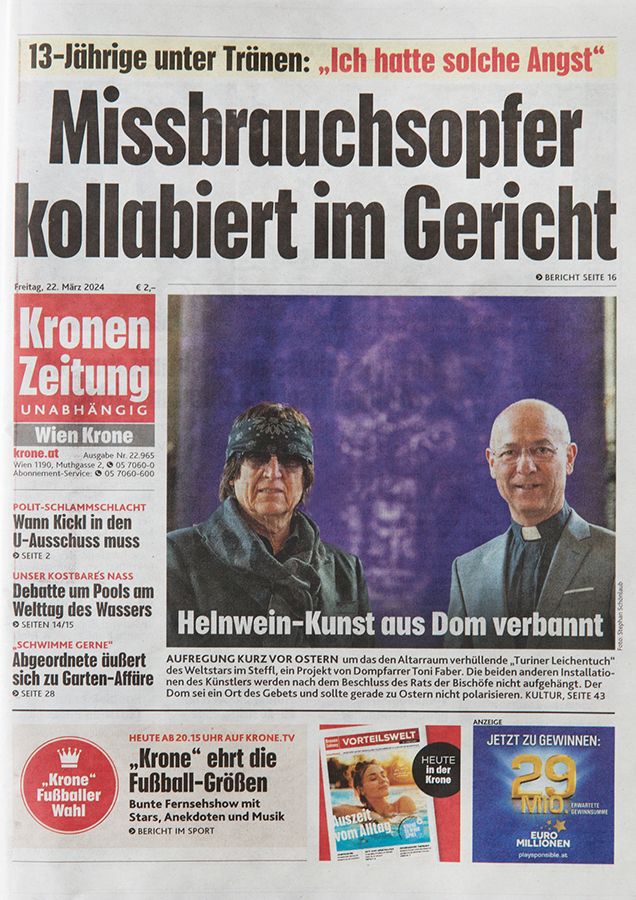 Helnwein-Kunst aus Dom verbannt