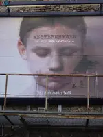 Westernhagen-billboards with Helnwein's Head of a Child all over Germany Westernhagen-billboards with Helnwein's Head of a Child all over Germany