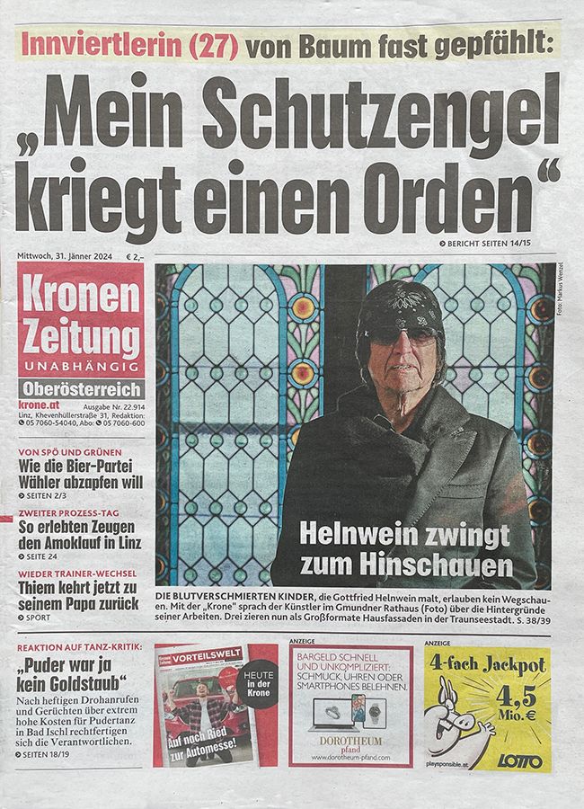 Helnwein: „Gibt kein besseres Geschäft als Krieg!“