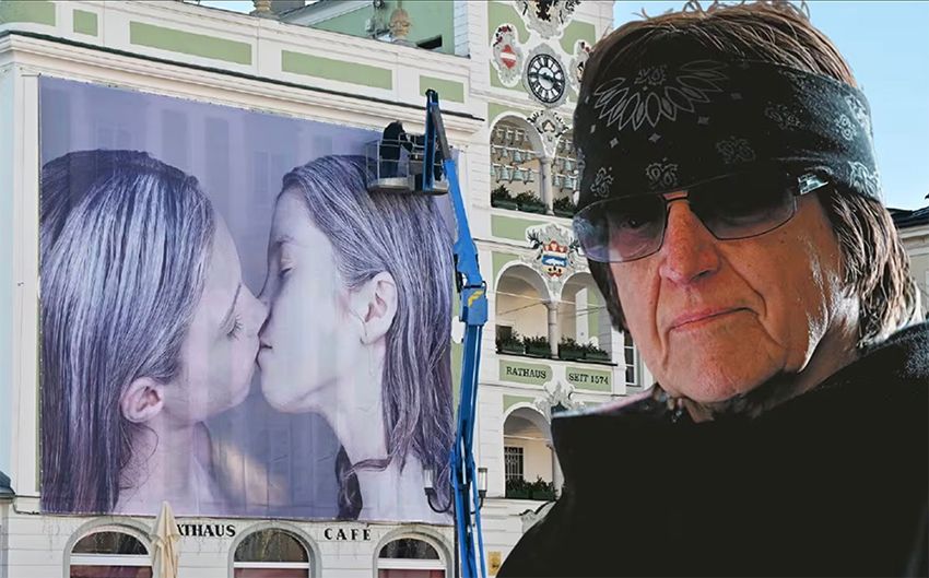 Nach Pudertanz nun Schockbilder von Helnwein