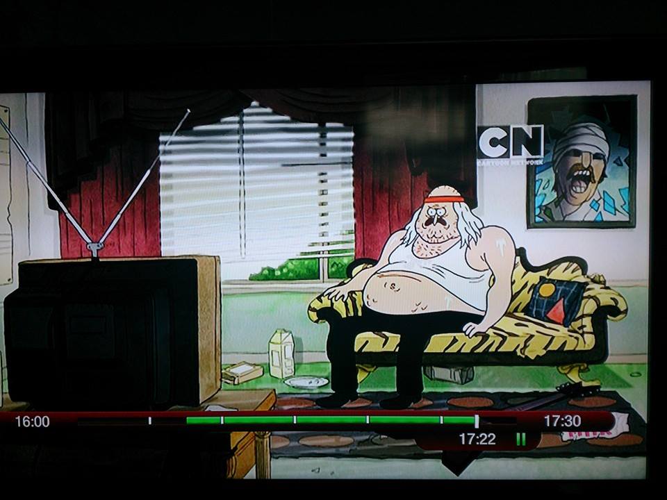 Helnwein in an episode of "Regular Show" on Cartoon Network