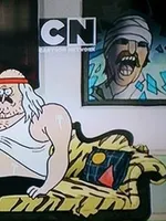 Helnwein in an episode of "Regular Show" on Cartoon Network Helnwein in an episode of "Regular Show" on Cartoon Network