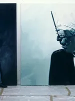 Helnwein finishes Self-portrait Helnwein finishes Self-portrait