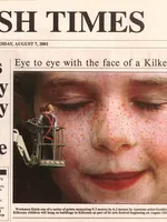 EYE TO EYE WITH THE FACE OF A KILKENNY CHILD EYE TO EYE WITH THE FACE OF A KILKENNY CHILD
