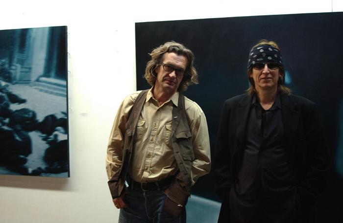Wim Wenders at the Studio