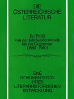 Die österreichische Literatur Die österreichische Literatur