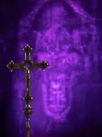 Lenten art installation by Gottfried Helnwein in St. Stephen's Cathedral in Vienna Lenten art installation by Gottfried Helnwein in St. Stephen's Cathedral in Vienna