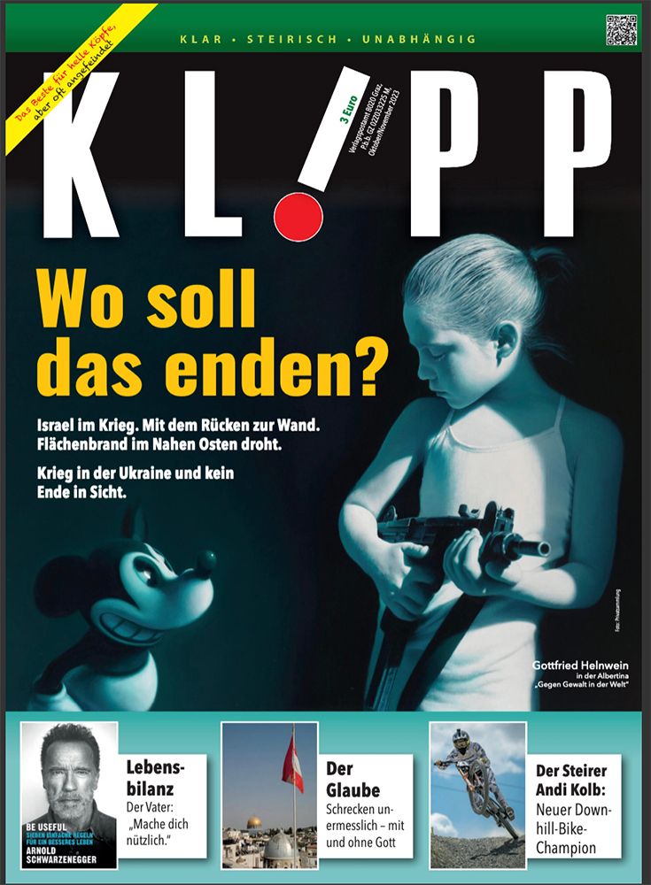 Gegen die Gewalt in der Welt - Gottfried helnwein in der Albertina