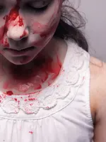 Helnwein-Plakat am Stephansplatz als Solidarität mit Iran-Protesten Helnwein-Plakat am Stephansplatz als Solidarität mit Iran-Protesten